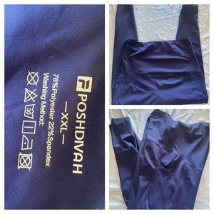 Navy Maternity Leggings